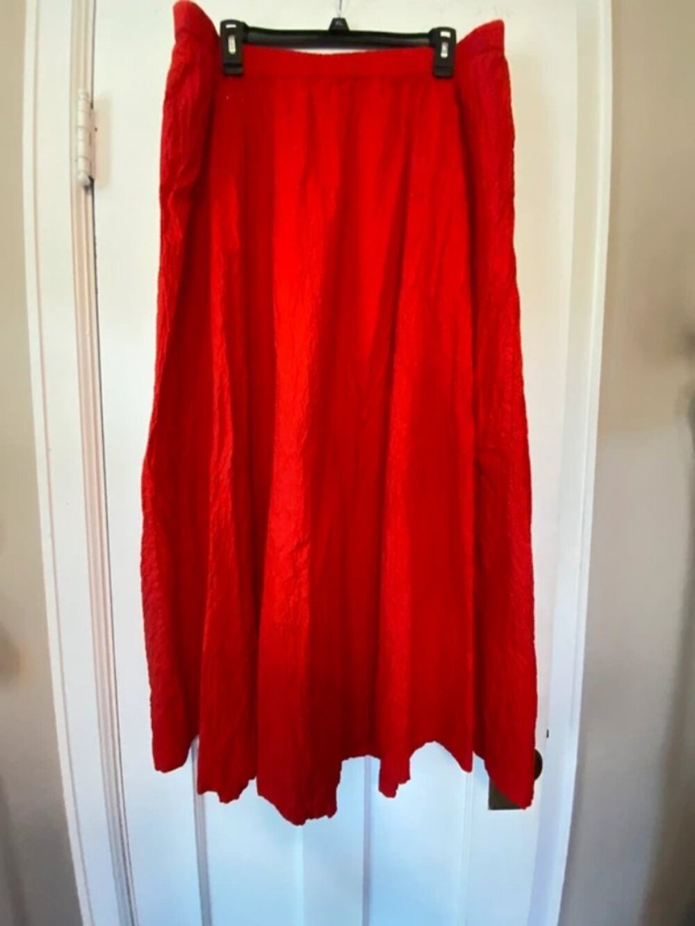 Womens size xl a new day bright orange red maxi skirt
